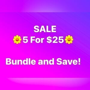 🌼5for$25🌼Sale! ‼️Items marked 🌼5for$25🌼Only‼️Bundle and save! Up to‎ 5lbs